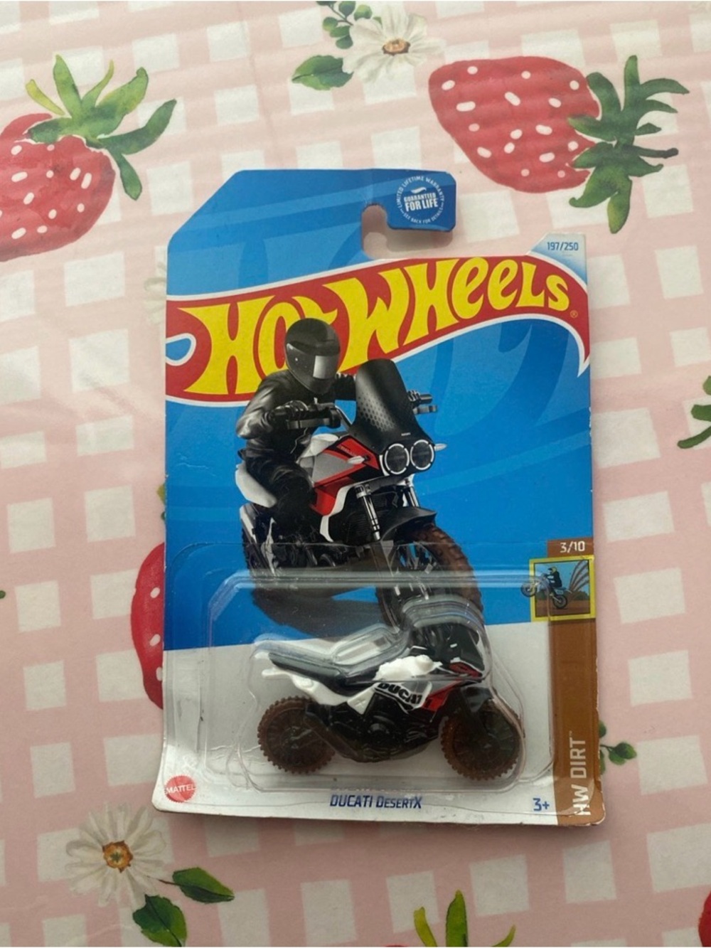 Hot Wheels Ducati DesertX motorcycle